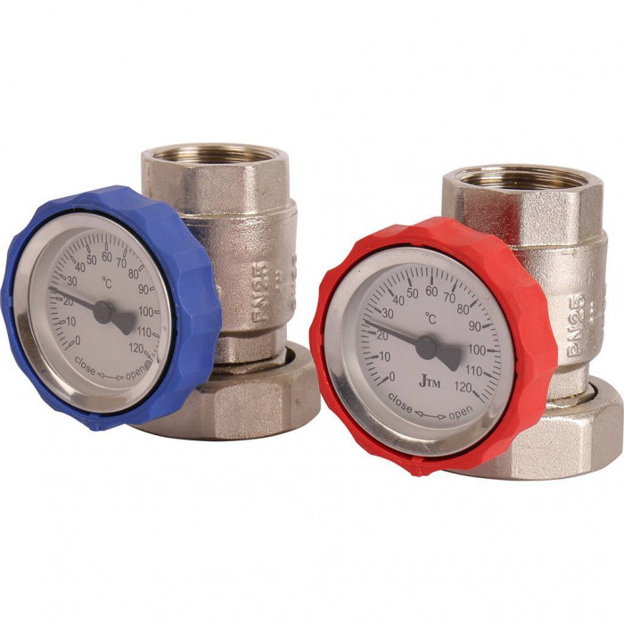 ROMMER RDG-0002 Насосная группа с термостатическим смесительным клапаном (20-40?С) 1 без насоса