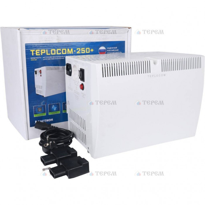 Источник бесперебойного питания для газового котла TEPLOCOM-250+ БАСТИОН