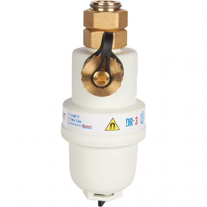 STOUT SFW SFW-0072-000020 STOUT Фильтр -шламоотделитель с магнитом для настенных котлов, G 3/4M-G 3/4RN-G 3/4M,