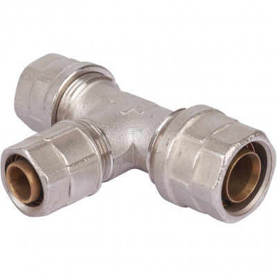 Тройник переходной Prandelli Multyrama (26.3х20.2х26.3) для металлопластиковых труб винтовой