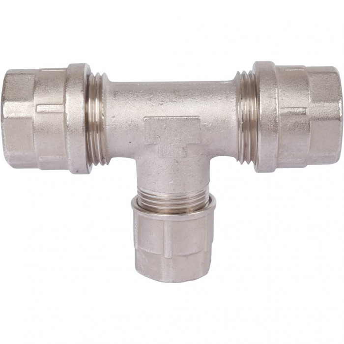 Тройник переходной Prandelli Multyrama (26.3х20.2х26.3) для металлопластиковых труб винтовой