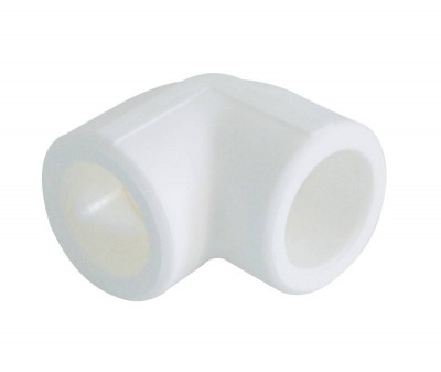 Угольник 90* Kalde d=90 для полипропиленовых труб под сварку (цвет белый)