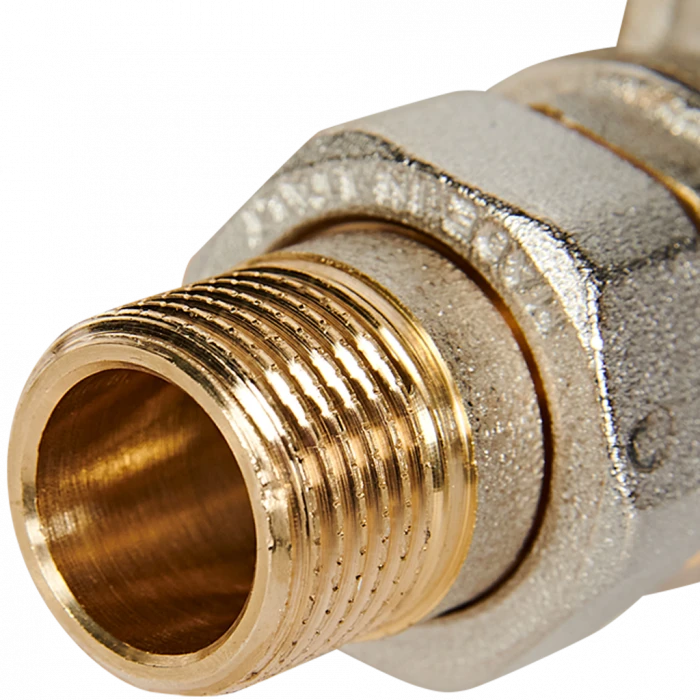Кран шаровой BUGATTI Oregon 1/2” с полусгоном (ручка-рычаг алюминий) внут-наруж резьба