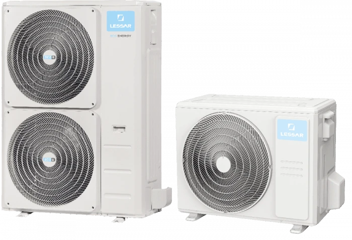 Инверторная канальная сплит-система ECO ENERGY 2025 LESSAR LS-HE18DWE2B/LU-HE18UWE2
