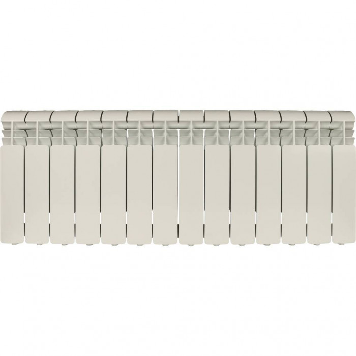 Алюминиевый радиатор Global ISEO 350 350, 14 секций, боковое подключение, белый