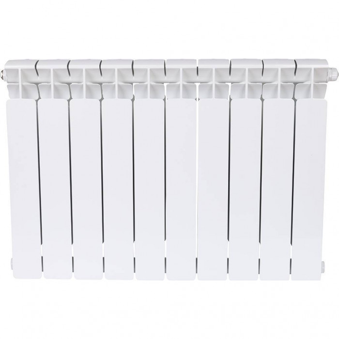 Биметаллический радиатор RIFAR BASE VENTIL 500, 10 секций, нижнее правое подключение, белый