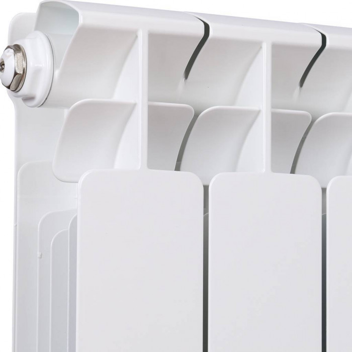 Биметаллический радиатор RIFAR BASE VENTIL 500, 10 секций, нижнее правое подключение, белый