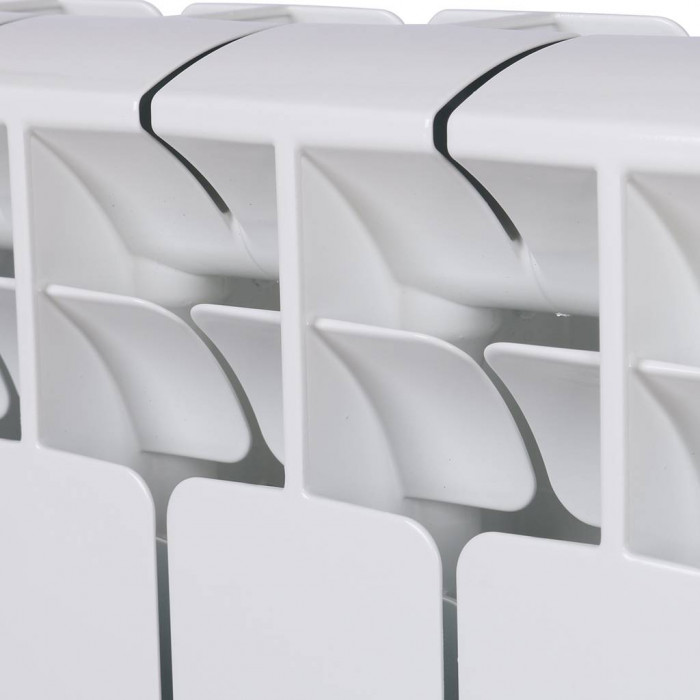 Биметаллический радиатор RIFAR BASE VENTIL 500, 10 секций, нижнее правое подключение, белый