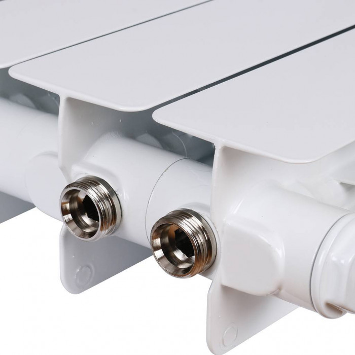 Биметаллический радиатор RIFAR BASE VENTIL 500, 10 секций, нижнее правое подключение, белый