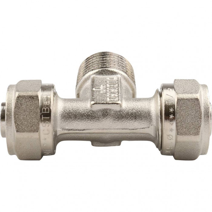 TIEMME Тройник с наружной резьбой (16х2.0х1/2)