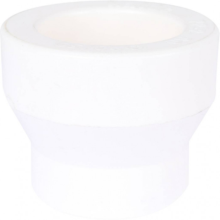 Муфта переходная Kalde 90x50 для полипропиленовых труб под сварку (цвет белый)