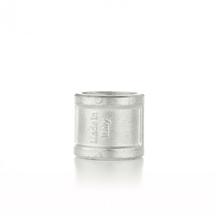 Муфта равнопроходная, ВВ 1/2", TIN латунь