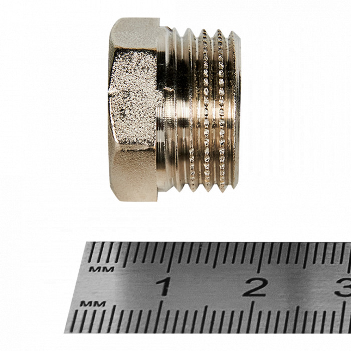 STOUT Заглушка НР никелированная 1/2