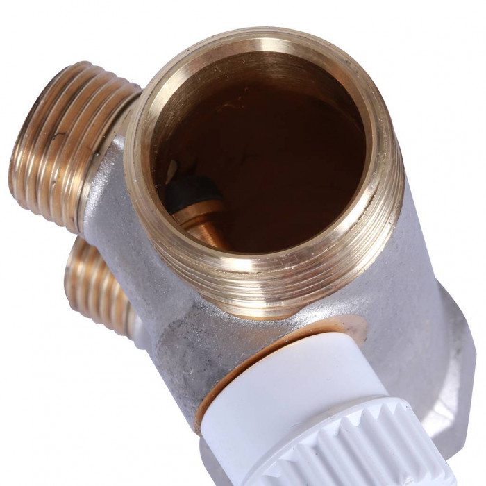 STOUT Коллектор распределительный 1", 2 отвода 1/2" плоское уплотнение