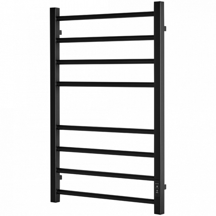 STOUT  SHQ-P2QR-008050 STOUT полотенцесушитель электрический PIANO quadro 80*50 Черный матовый