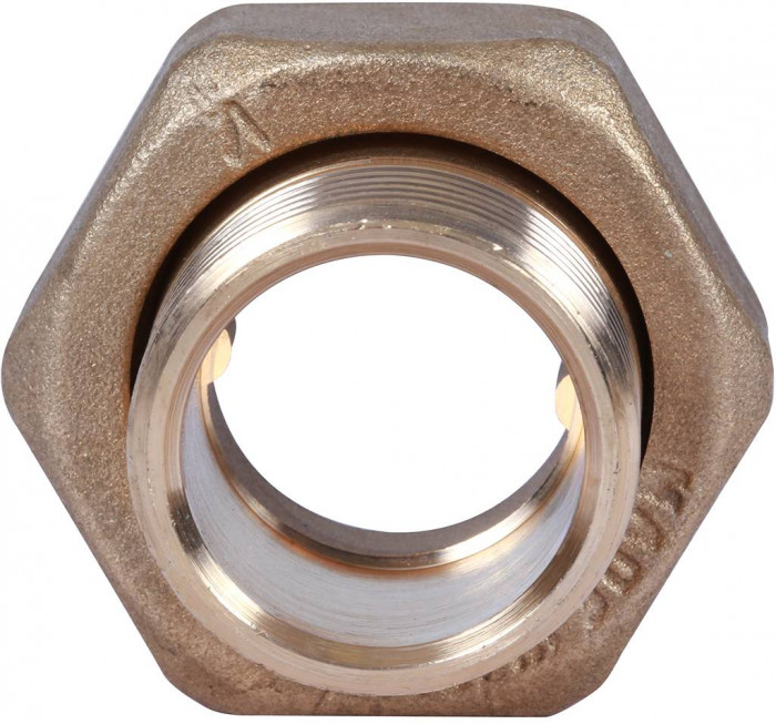 STOUT Штуцер с накидной гайкой под плоскую прокладку G 1M-G1 1/4RN