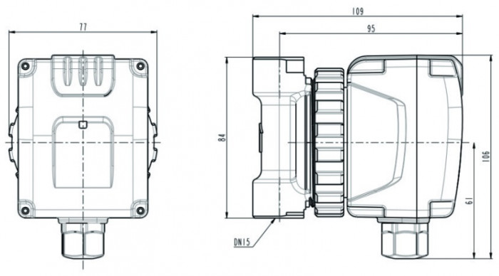 Циркуляционный насос ROMMER для ГВС