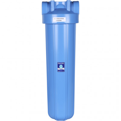AquaFilter AQM Корпус 20ВВ, вход 1 FH20B1-B-WB фильтр в сборе (колба, ключ, кронштейн, манометр) без картриджа