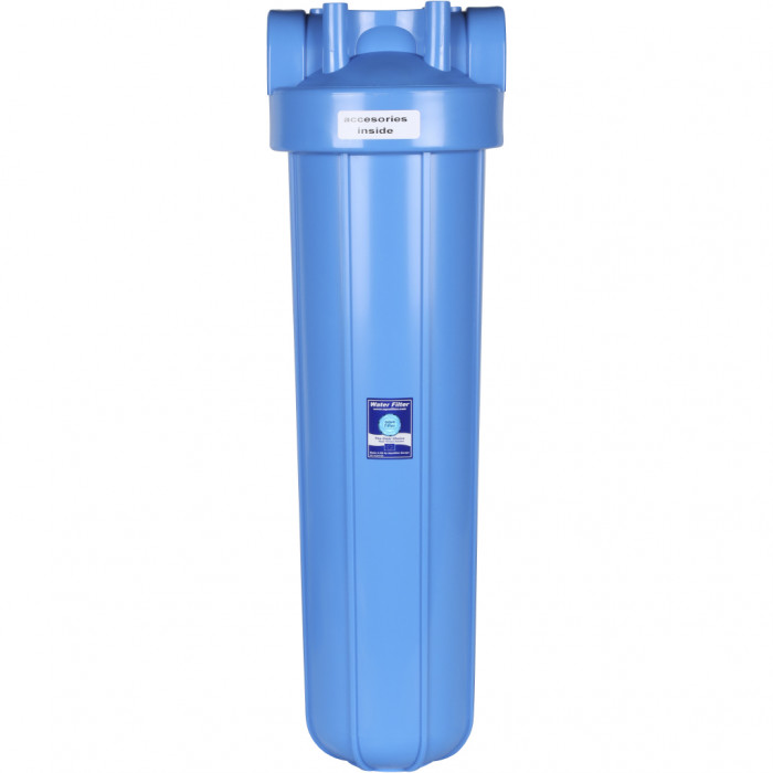 AquaFilter AQM Корпус 20ВВ, вход 1 FH20B1-B-WB фильтр в сборе (колба, ключ, кронштейн, манометр) без картриджа