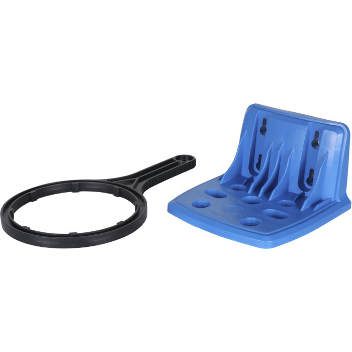 AquaFilter AQM Корпус 20ВВ, вход 1 FH20B1-B-WB фильтр в сборе (колба, ключ, кронштейн, манометр) без картриджа