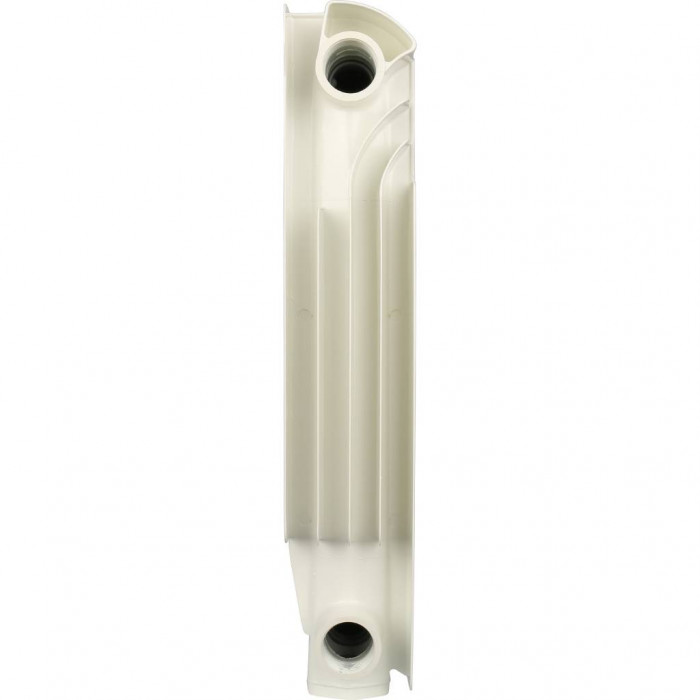 Алюминиевый радиатор Global ISEO 350 350, 10 секций, боковое подключение, белый