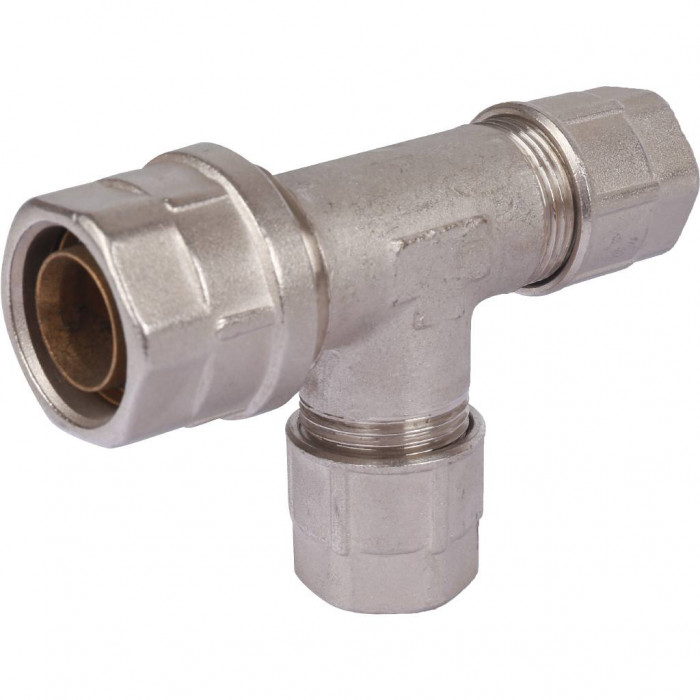 Тройник переходной Prandelli Multyrama (26.3х20.2х20.2) для металлопластиковых труб винтовой