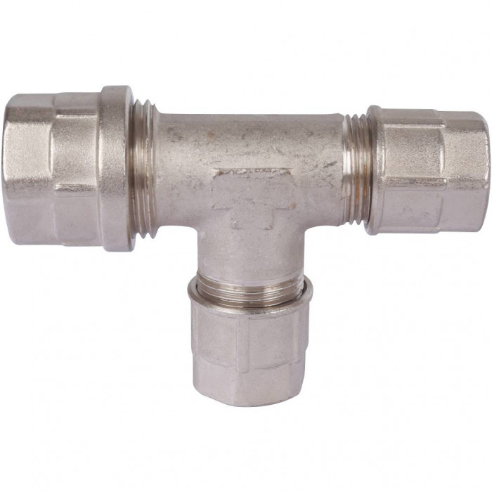 Тройник переходной Prandelli Multyrama (26.3х20.2х20.2) для металлопластиковых труб винтовой