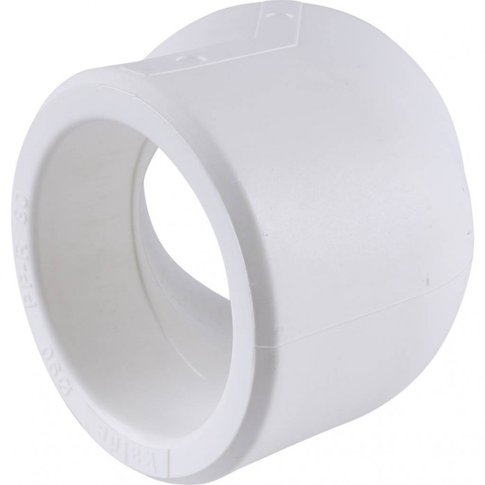 Угольник 45* Kalde d=90 для полипропиленовых труб под сварку (цвет белый)