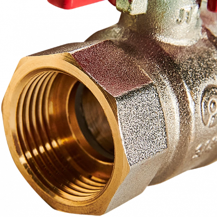 Кран шаровой ROMMER ВР/НР, ручка бабочка 3/4