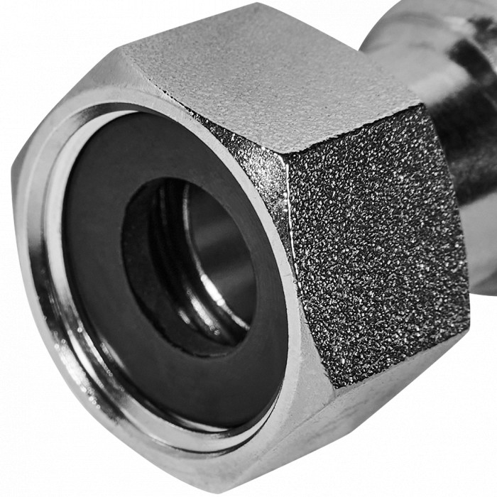ROMMER RSS-0026-001812 ROMMER Переходник с накидной гайкой-ВР, 18х1/2, из нержавеющей стали прессовой