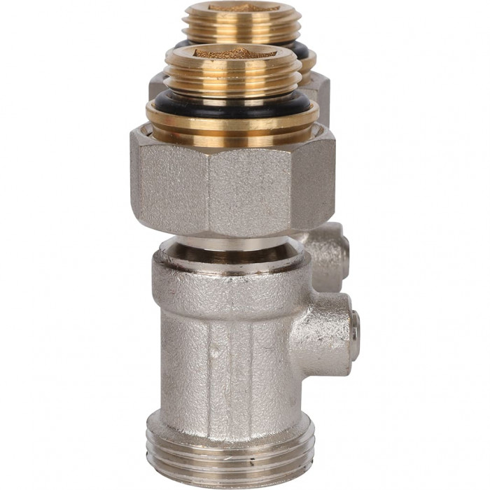 Узел нижнего подключения радиатора Simplex Standart line D1/50 прямой, G 1/2" M x G 3/4" M