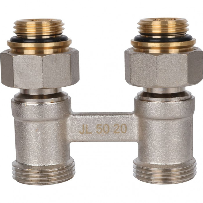 Узел нижнего подключения радиатора Simplex Standart line D1/50 прямой, G 1/2" M x G 3/4" M