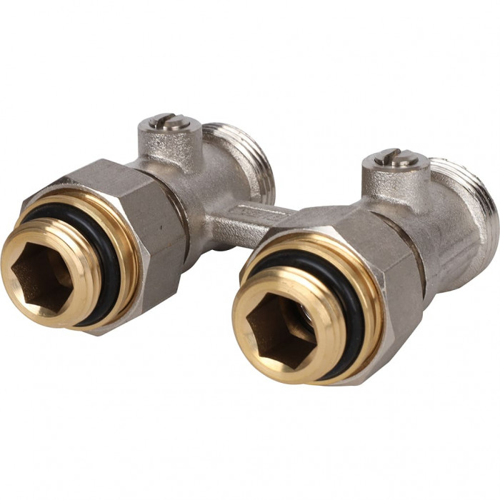 Узел нижнего подключения радиатора Simplex Standart line D1/50 прямой, G 1/2" M x G 3/4" M