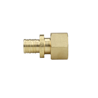 Муфта переходная (переходник) с внутренней резьбой Varmega Slide-fit VM51317, 25х1&quot;, латунная, аксиальная