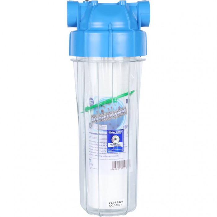 AquaFilter Фильтр 10SL,с возд. кл., лат. резьба 1/2 ИТАЛЬЯНСКИЙ.Корпус, кроншт., ключ и карт FHPR12-B1-AQ. (12)
