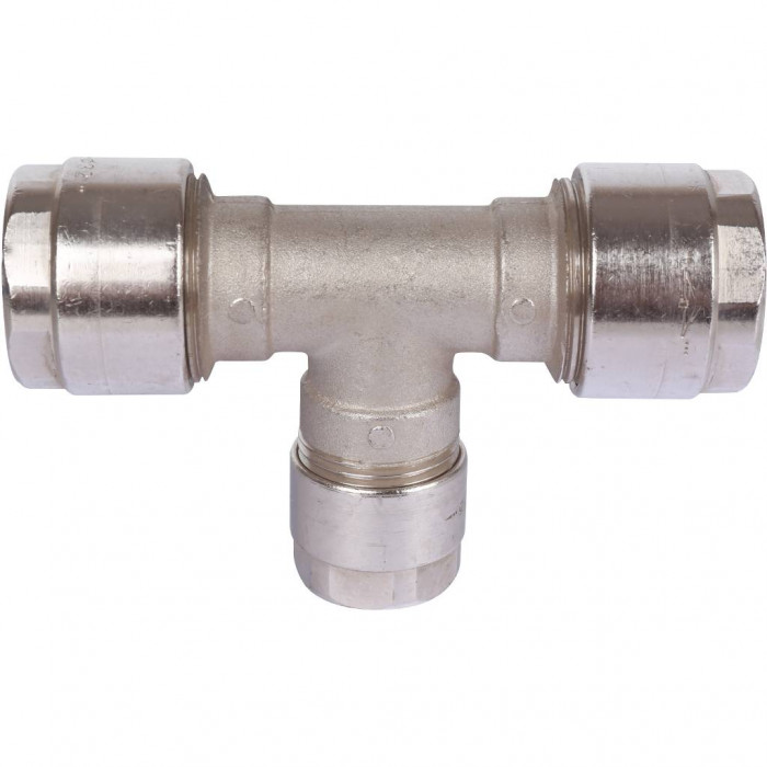 Тройник переходной Prandelli Multyrama (32.3х26.3х32.3) для металлопластиковых труб винтовой