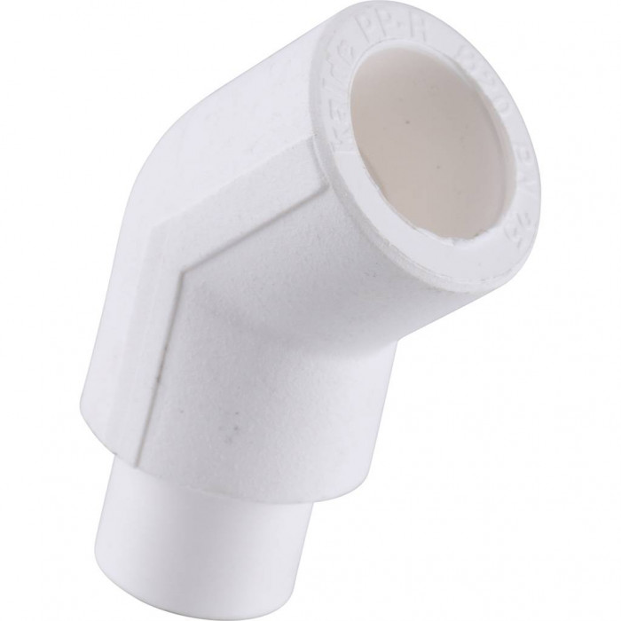 Угольник 45* Kalde d=20 вн\нар (цвет белый)