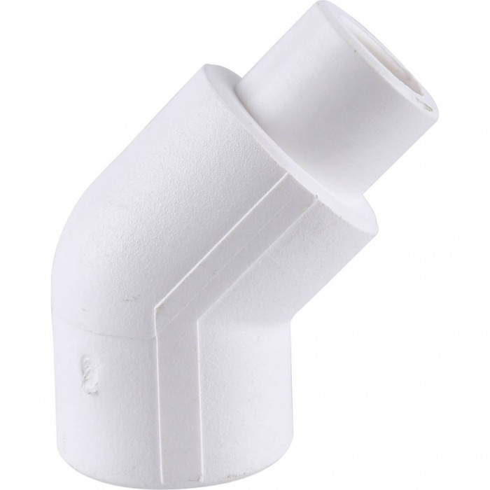 Угольник 45* Kalde d=20 вн\нар (цвет белый)