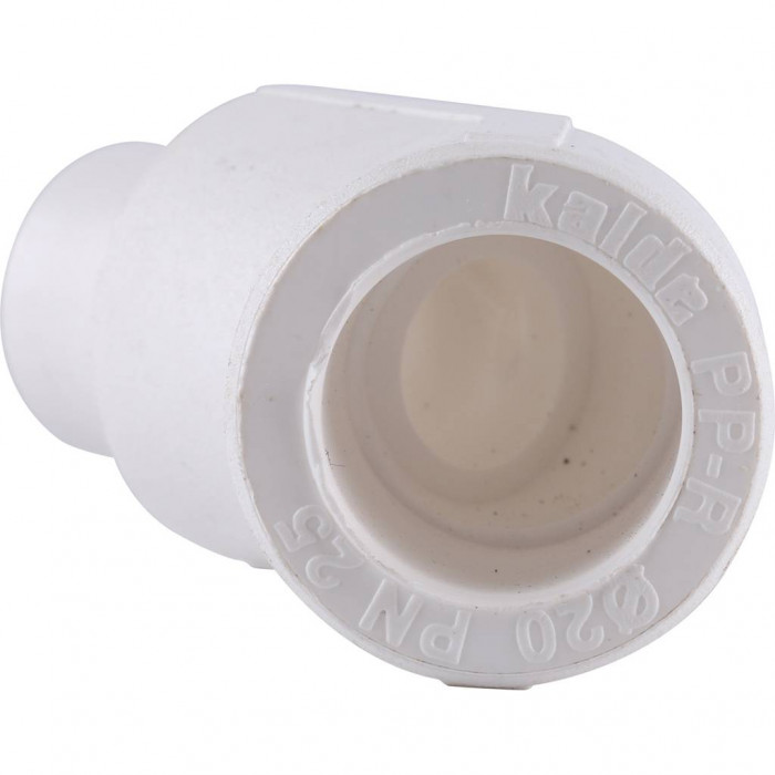 Угольник 45* Kalde d=20 вн\нар (цвет белый)