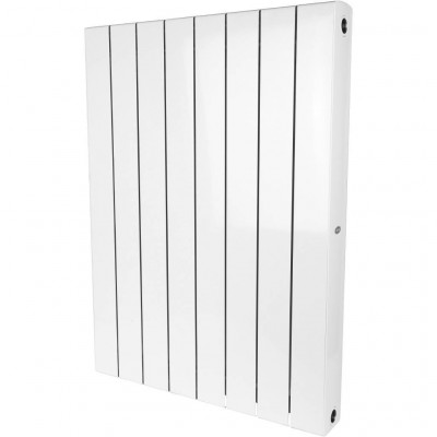 Биметаллический радиатор RIFAR SUPReMO 800, 8 секций, боковое подключение, белый