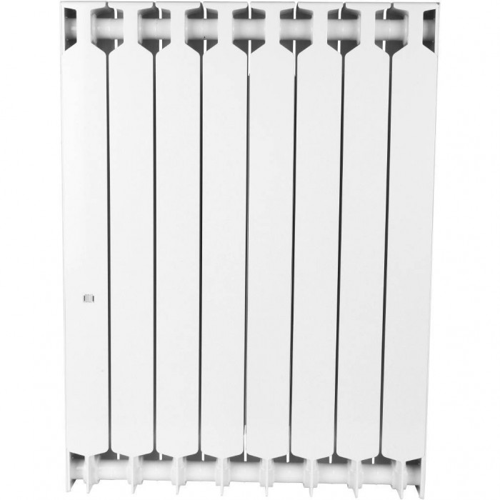 Биметаллический радиатор RIFAR SUPReMO 800, 8 секций, боковое подключение, белый