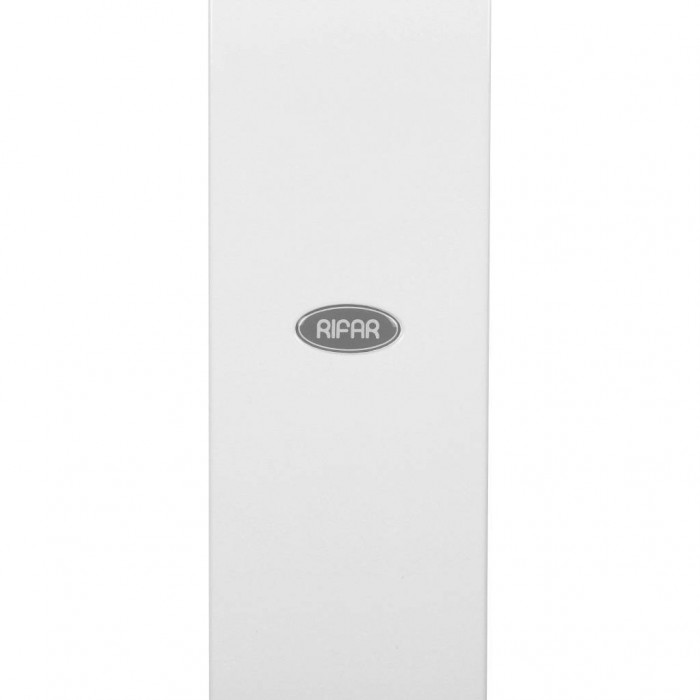 Биметаллический радиатор RIFAR SUPReMO 800, 8 секций, боковое подключение, белый