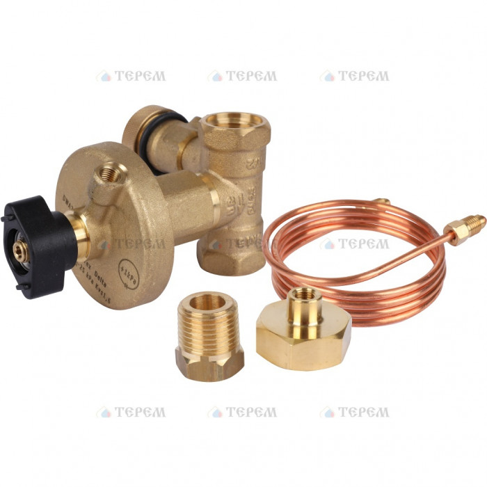 Клапан балансировочный БРОЕН DP DN 015 PN 25 автоматический в комплекте с импульсной трубкой и дренажным краном