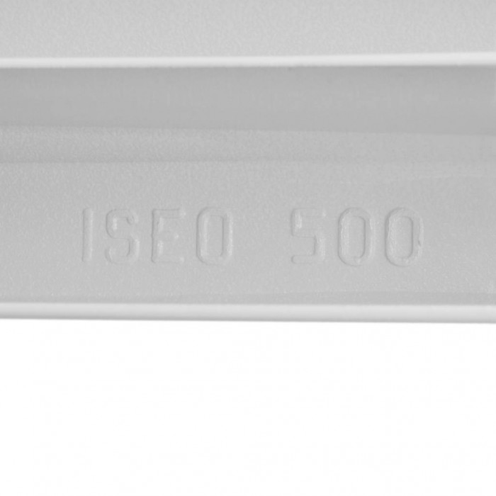 Алюминиевый радиатор Global ISEO 500 500, 10 секций, боковое подключение, белый