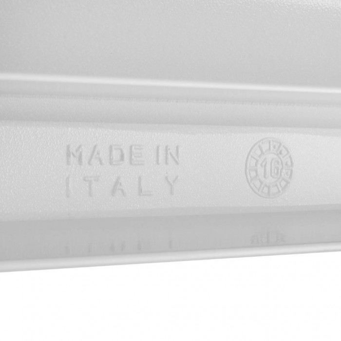 Алюминиевый радиатор Global ISEO 500 500, 10 секций, боковое подключение, белый