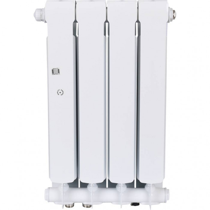 Биметаллический радиатор RIFAR BASE VENTIL 500, 4 секций, нижнее правое подключение, белый