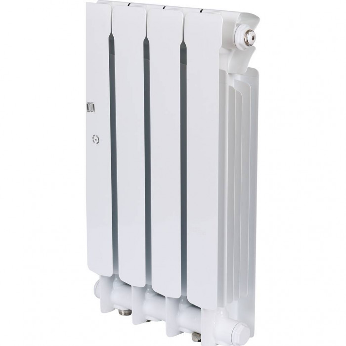 Биметаллический радиатор RIFAR BASE VENTIL 500, 4 секций, нижнее правое подключение, белый