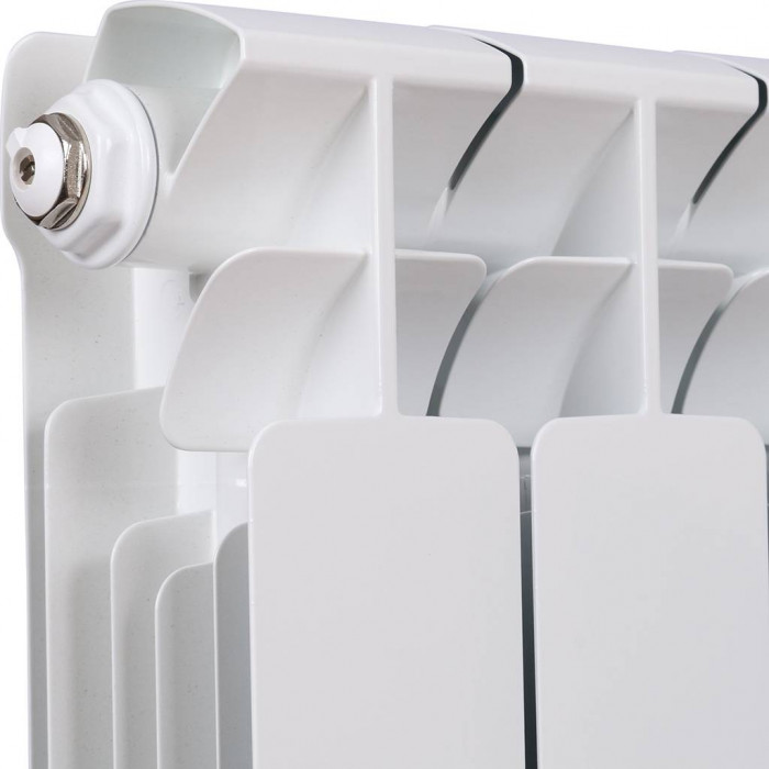 Биметаллический радиатор RIFAR BASE VENTIL 500, 4 секций, нижнее правое подключение, белый