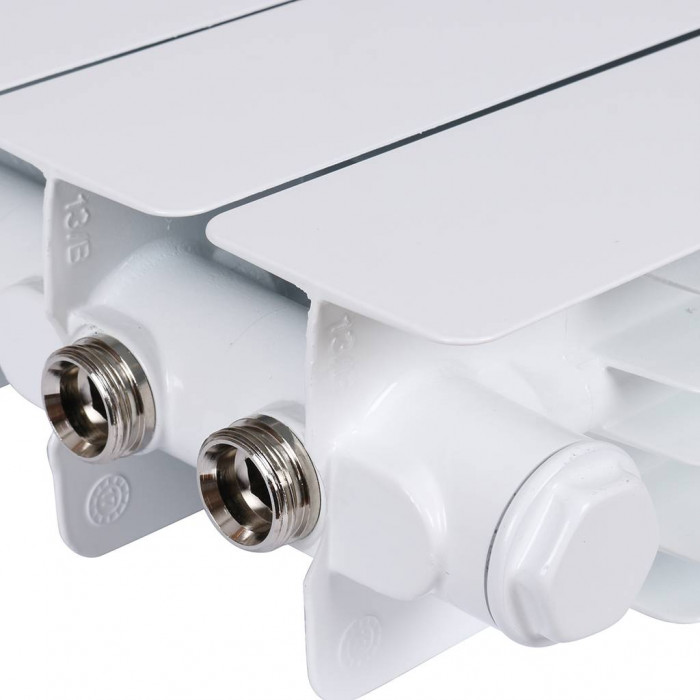 Биметаллический радиатор RIFAR BASE VENTIL 500, 4 секций, нижнее правое подключение, белый