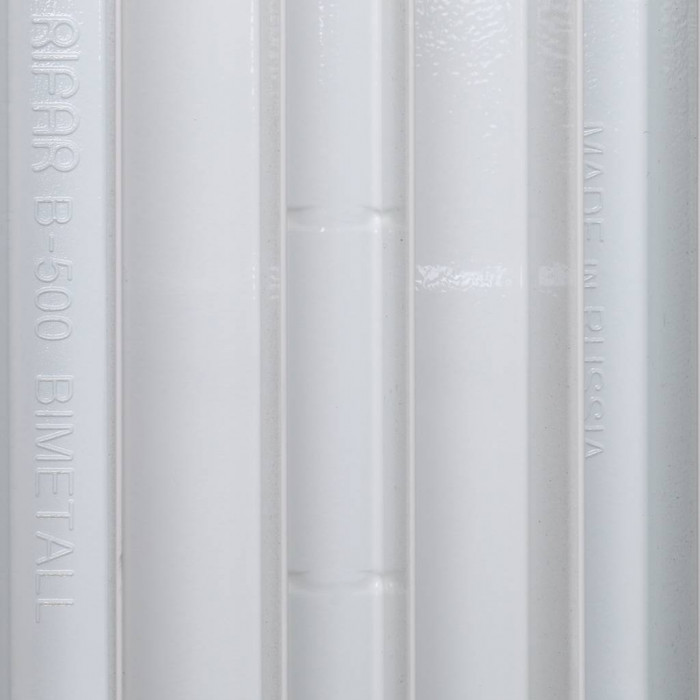 Биметаллический радиатор RIFAR BASE VENTIL 500, 4 секций, нижнее правое подключение, белый